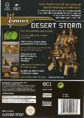 Conflict - Desert Storm (v1 box cover back